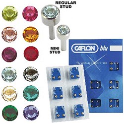CAFLON BLU Stud silver birthstone assorted